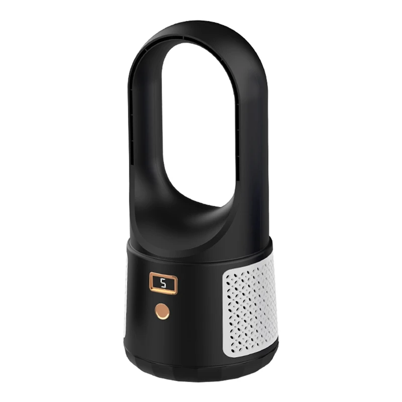 

Hot Bladeless Fan Battery Operated Fan, TYPE-C Charging, With 6 Cooling Speeds, Personal Desktop Fan For Home Office