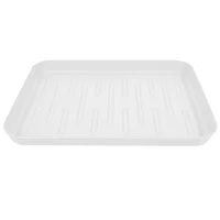 Gray Multifunctional Shoe Boot Tray Large Shoes Tray High Edge Storage Plate Plastic Tray Home Storage Kitchen ganization 1