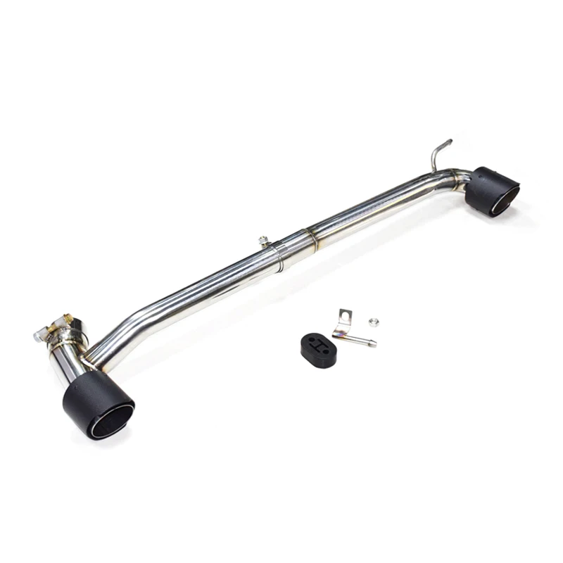 Exhaust muffler tip exhaust trim pipe Double carbon fiber 304 stainless steel exhaust tailpipe For BMW F30 F31 320i 318i 3 Series 2013-F32 420i 418i muffler tip
