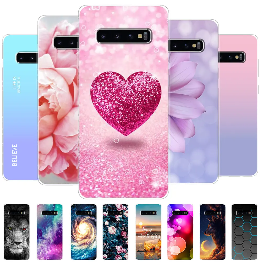 Per Samsung Galaxy S10 Plus S10 Custodia S10E Cover Marble Custodia Morbida In Silicone Tpu Trasparente Per Samsung Galaxy S10 S10 + Fundas