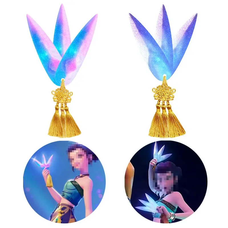 Three resin darts arranged side by side