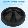 2Pcs Silicone Waste Disposer Anti Splashing Cover 87mm Outer Diameter Fit for InSinkErator Food Waste Disposer 5