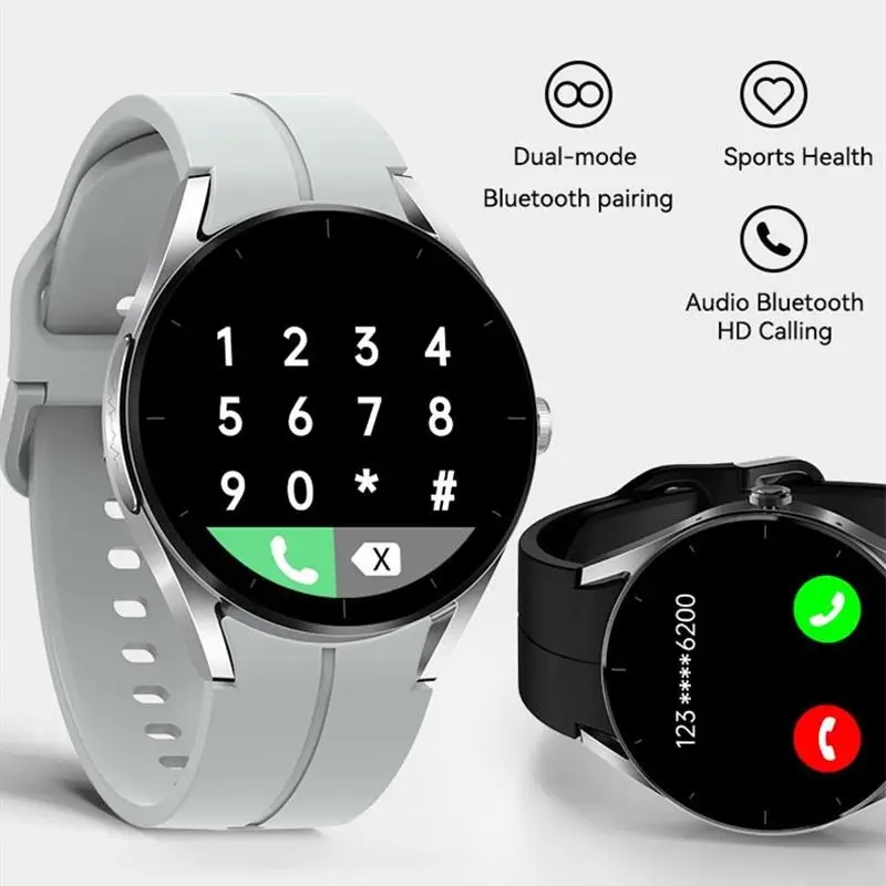 

KS05 Smart Watch Heart Rate Temperature ECG Monitoring Non Invasive Blood Glucose Voice Assistant Bluetooth Call SmartWatch
