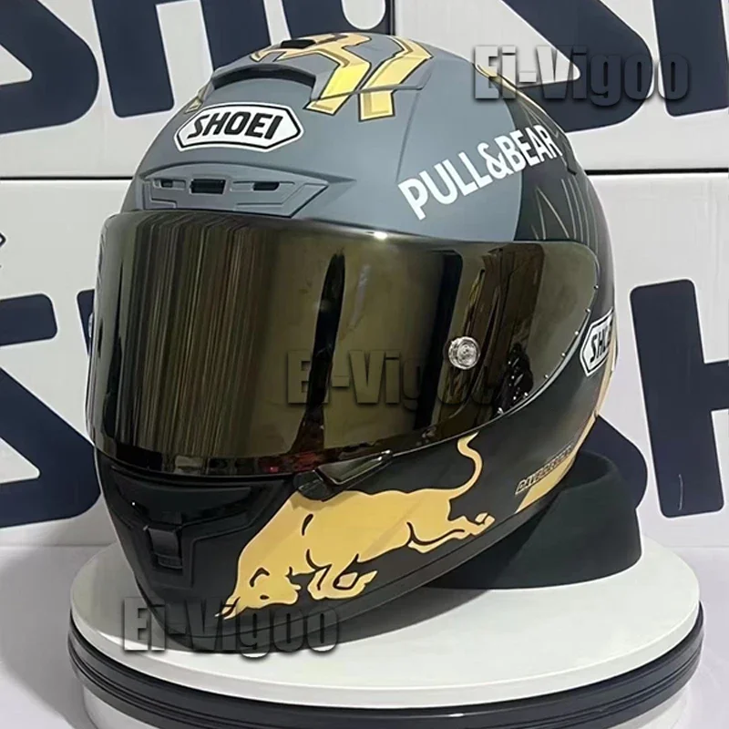 

SHOEI X14 X-spirit 3 Gold Ant Helmet Full Face Racing Motorcycle Professional Helmet Casco De Motocicleta