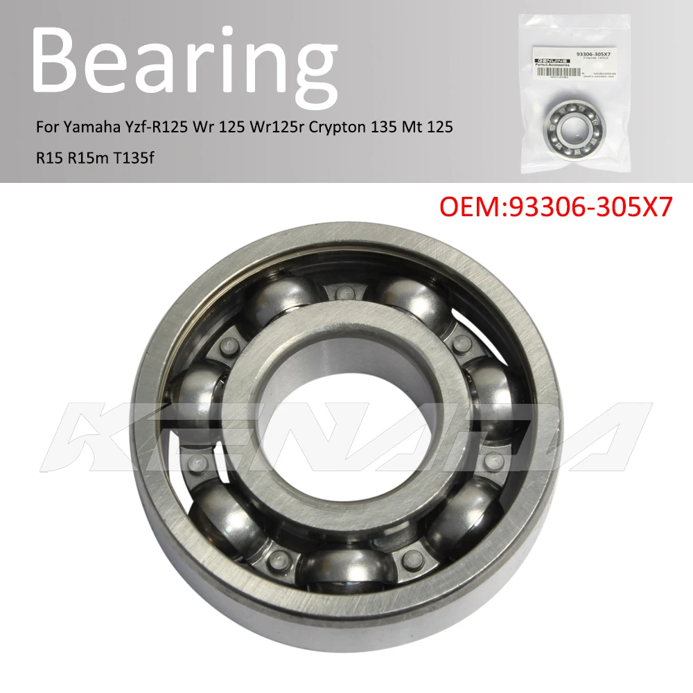 Per Yamaha Yzf-R125 Wr 125 Wr125R Crypton 135 Mt 125 R15 R15M T135F Cuscinetto A Pistone Dell'Albero Motore Muslimb