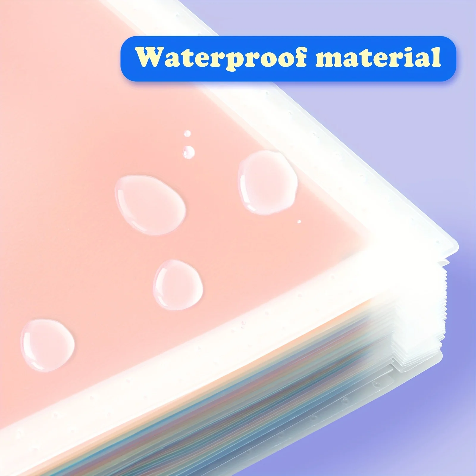 13 layers A4 large capacity transparent expandable folder rainbow student storage bag can hold 2000 sheets of paper