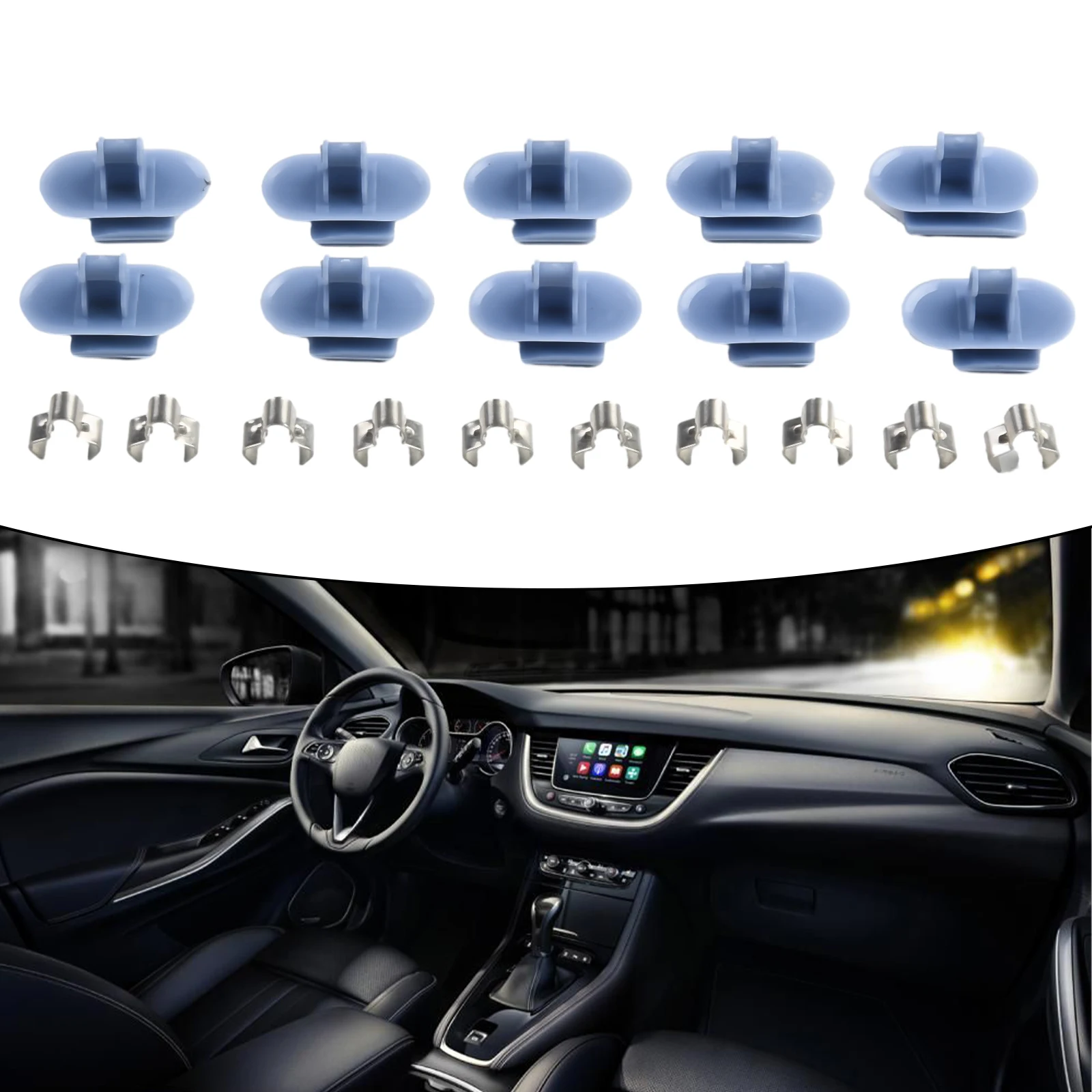 

Пластиковые зажимы для автомобилей Vauxhall, Opel, 10 шт.