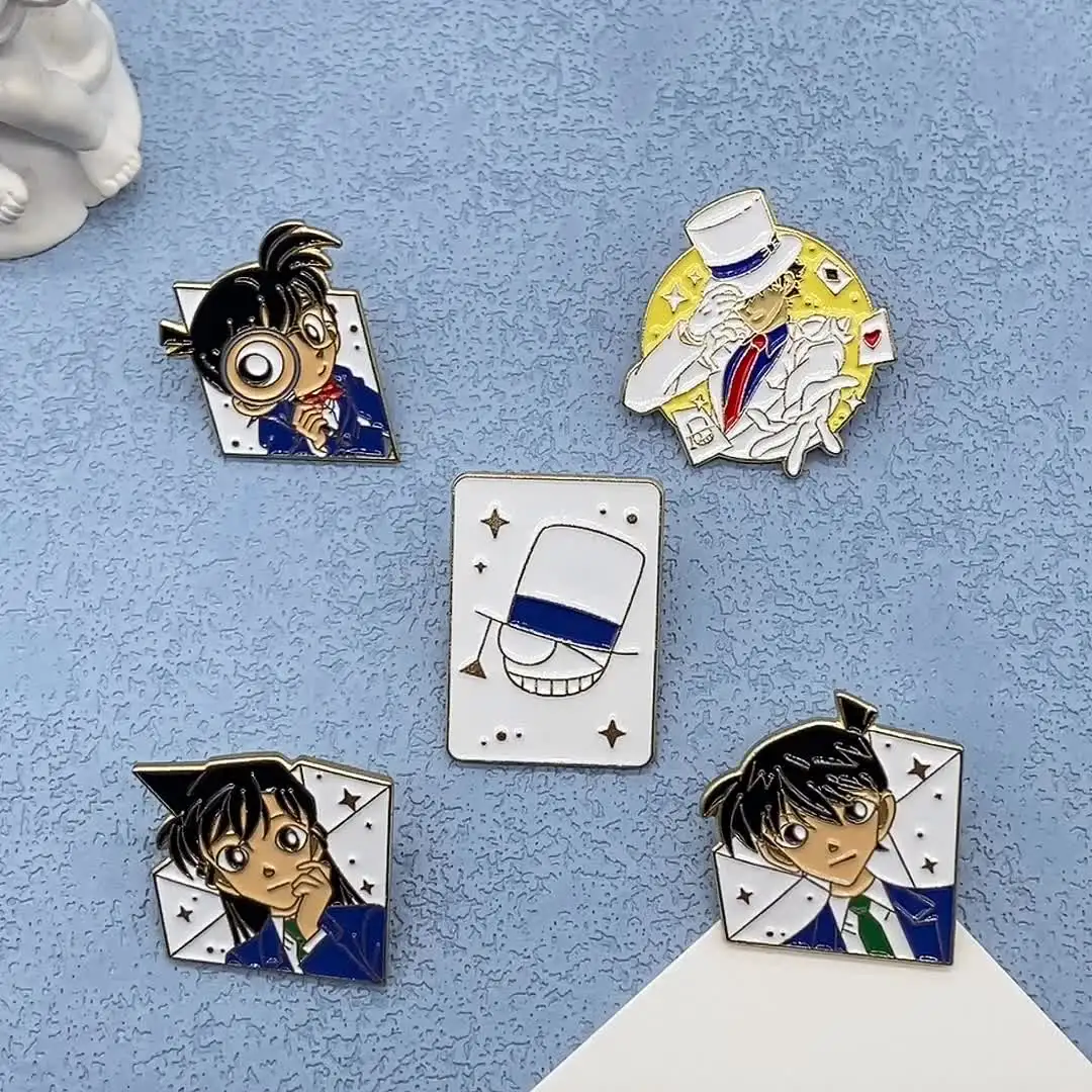 Классическая Брошь в стиле японского аниме с изображением милых героев
