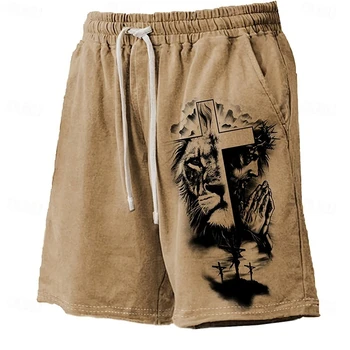 Men's Lion Cross Board Shorts