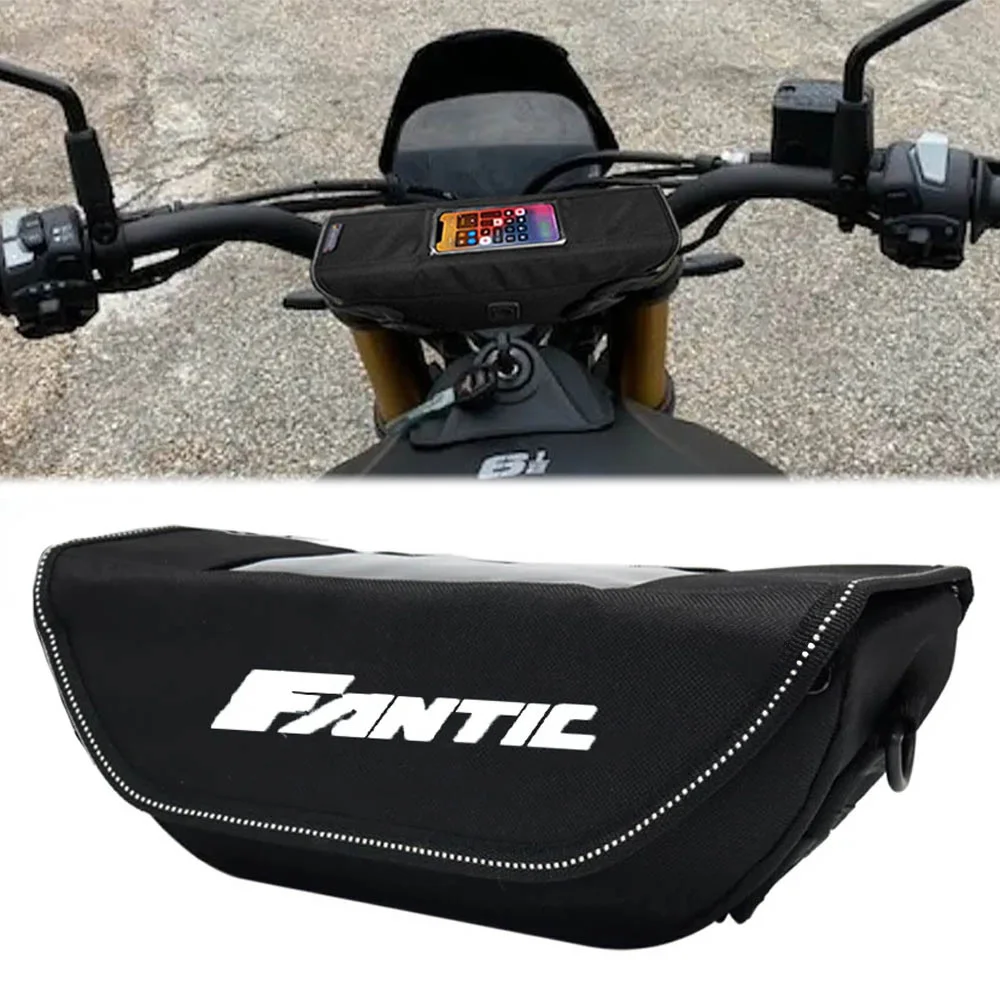 Per Fantic Caballero Flat Track 125 Moto Impermeabile E Antipolvere Borsa Da Viaggio Per Manubrio Moto