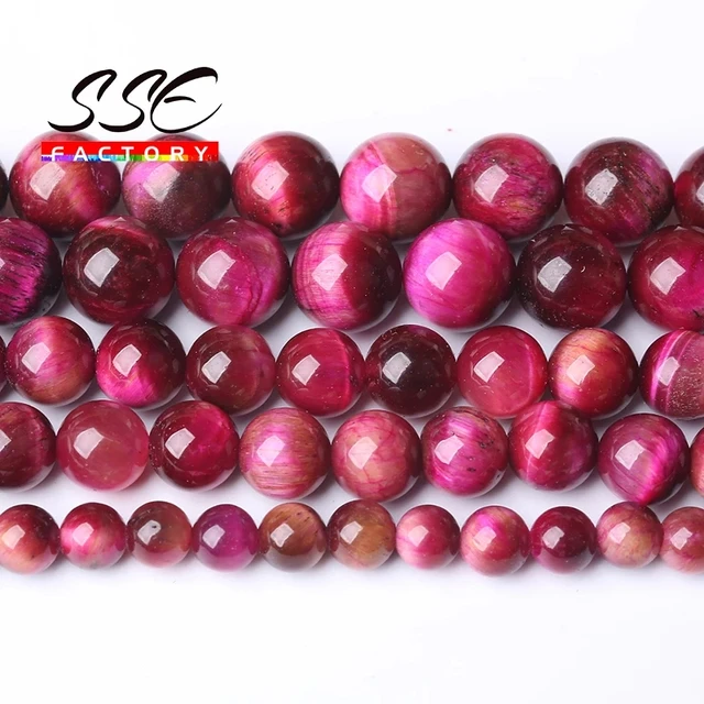 5A Quality Natural Stone Blue Tiger Eye Beads Round Loose Beads 6 8 10 12mm For Jewelry Making DIY Charm Bracelet 15