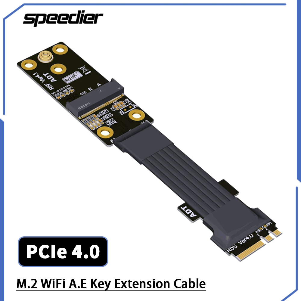 Riser Pci-E 3.0/4.0 M.2 Wifi Ribbon Riser Card Cavo Adattatore Pci-E 4.0 M2 Wifi Key A.E Converter Per Extender Della Scheda Madre