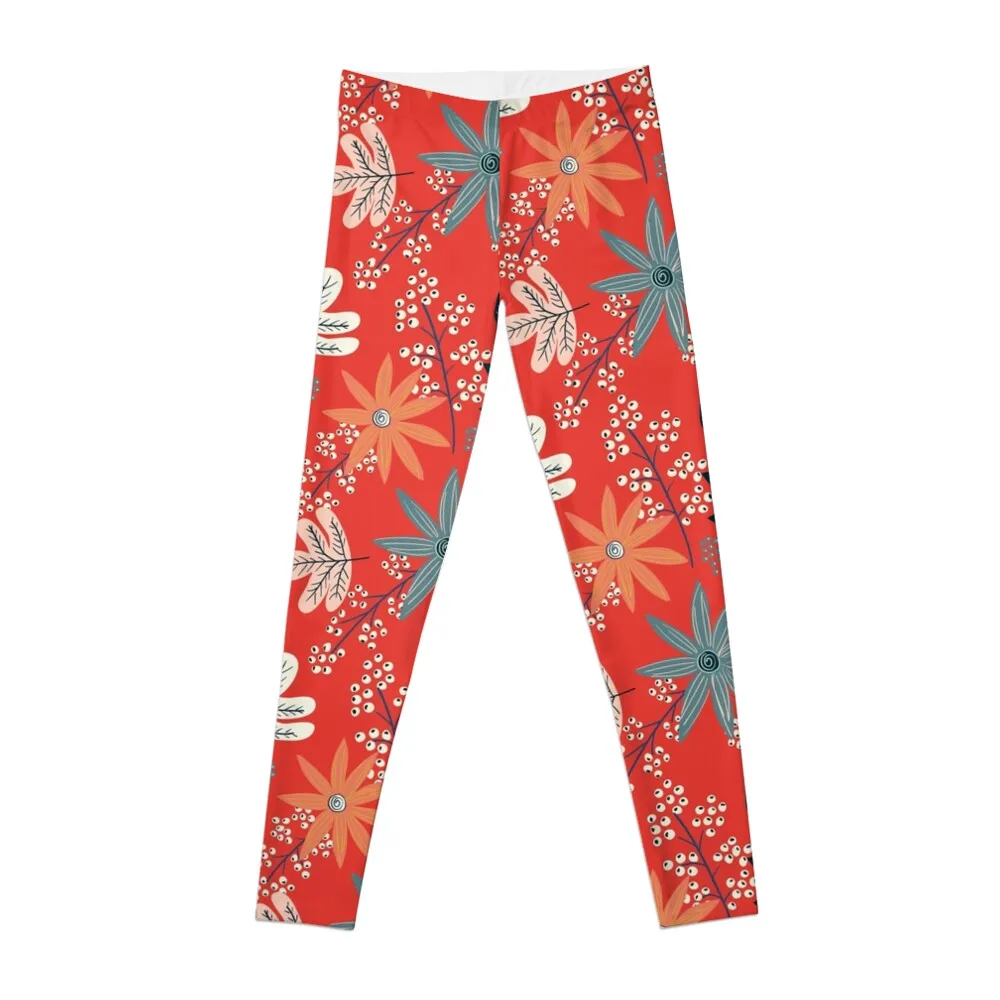 

Red Dance Leggings Women's sports pants Training pants Womens Leggings
