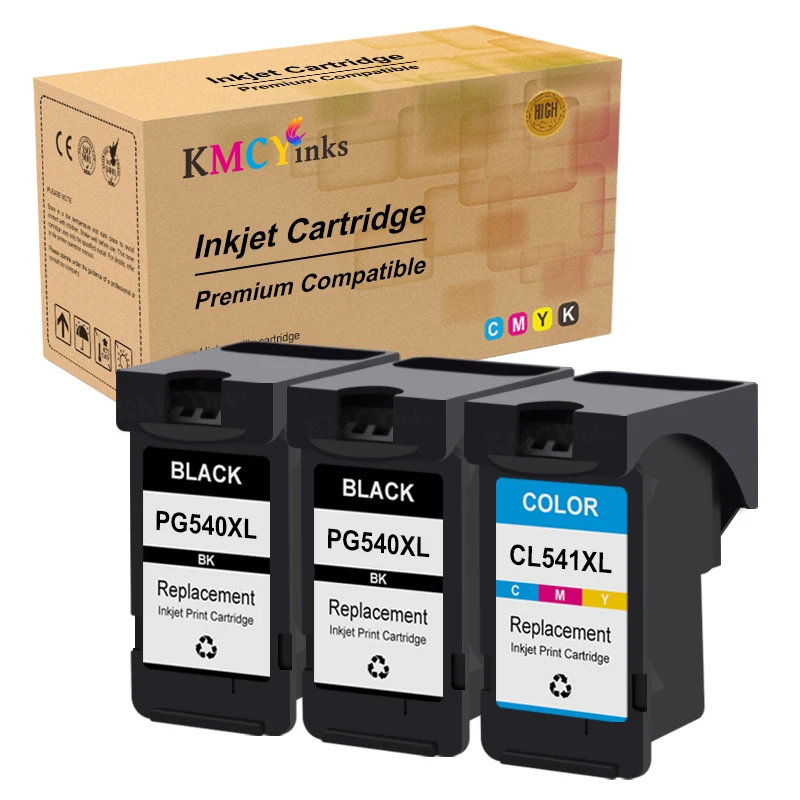 Kmcyink Per Canon Pg-540 Pg540 Cl541 Cl-541 Cartucce Di Inchiostro Pg 540 Cl 541 Pixma Mg3250 Mg3255 Mg3550 Mg4100 Mg4150 Mg4200 Mg4250
