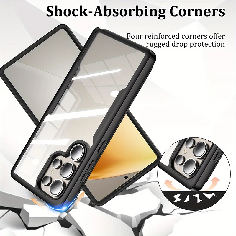 360° Full Body Shockproof Dual Layer Phone Case with Built-in Screen Protector