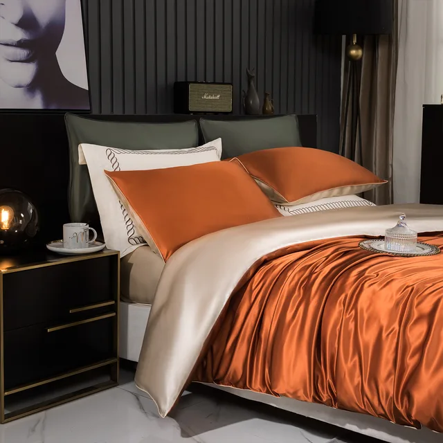 DISANGNI 22 Momme 6A Mulberry Silk Duvet Cover
