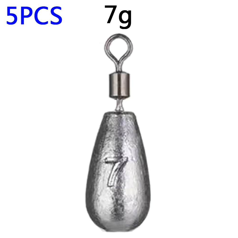 Precision Casting Fishing Sinkers - Assorted Weights (5-Pack)