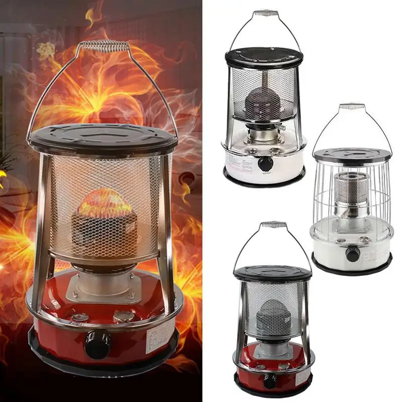 

Kerosene Stove Heater Outdoor Warming Heater Winter Camp Stove Fishing Household Winter Warmer Heating Furnace for Camping