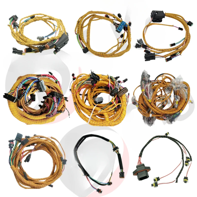 

312d 320c 320d 330d 336d 325c cabin main chassis wiring harness engine injector excavator wire harness for