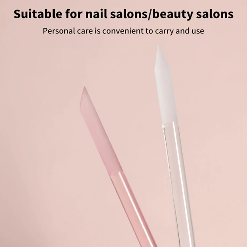 Glass Cuticle Pusher 1Pcs Nail Manicure Stick Professional Precision Filing CuticleRemover PedicureForManicure Nails Accessories nail art pusher manicure tools nail manicure tools nail manicure sticks manicure pedicure tools cuticle pusher