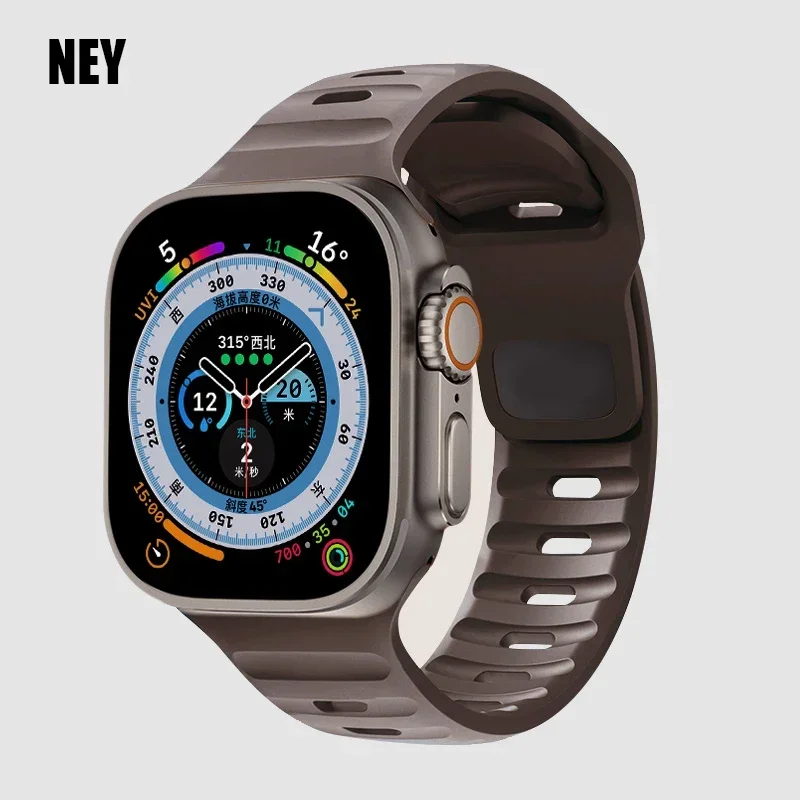 Enhanced Silicone Air Hole Sport Strap