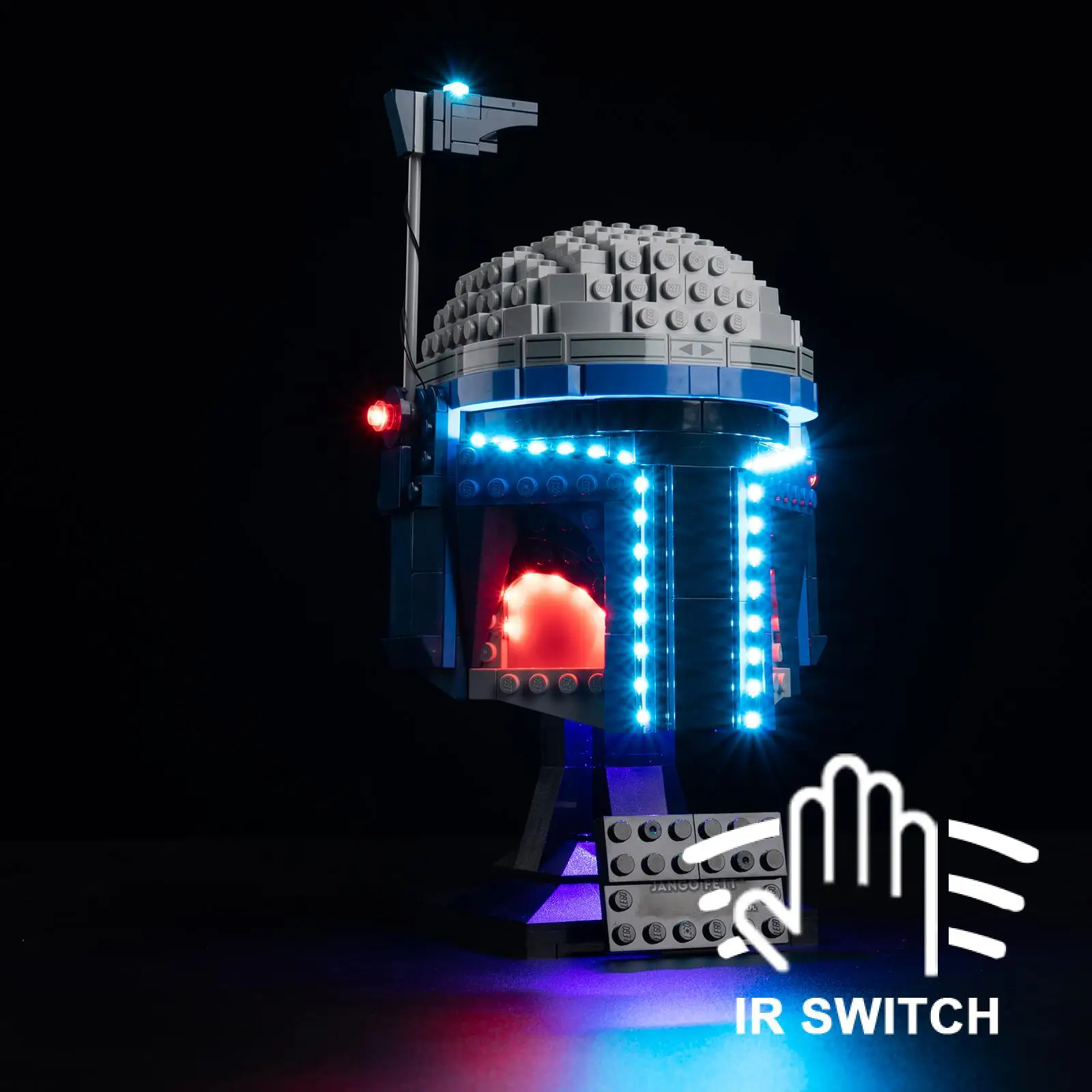 Jango Fett 헬멧 75408 빌딩 블록 벽돌 장난감 선물 세트에 대한 EASYLITE Led 라이트 키트