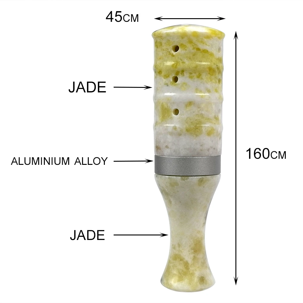 Hot New Type Meridian Acupoint Jade Bian stone Moxa Stick Device new package