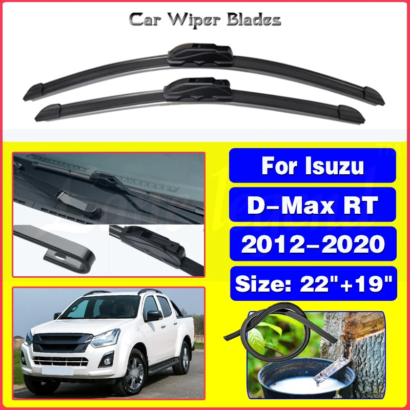 Spazzola Tergicristallo Anteriore Auto Per Isuzu Chevrolet D-Max Rt50 85 Kb 2012 - 2020 Parabrezza Parabrezza Accessori Auto U J Gancio Braccio 22 "19