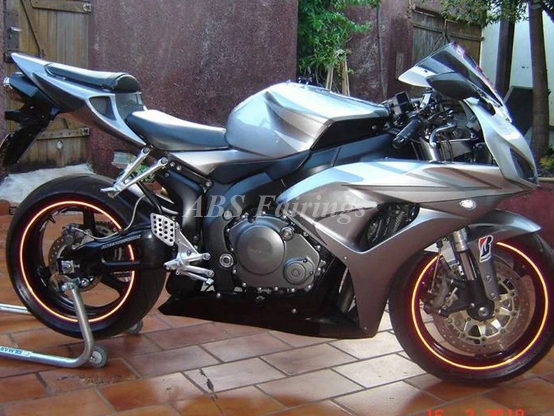 

4Gifts New ABS Motorcycle Fairings Kit Fit For HONDA CBR1000RR 2006 2007 06 07 Bodywork Set Custom Gray