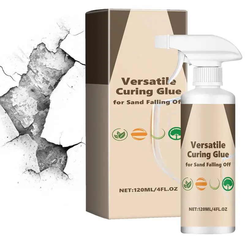 Sand Fixing Wall Protection Spray 120ml Wall Mending Agent Sand Fixing Agent Glue Mending Curing Spra