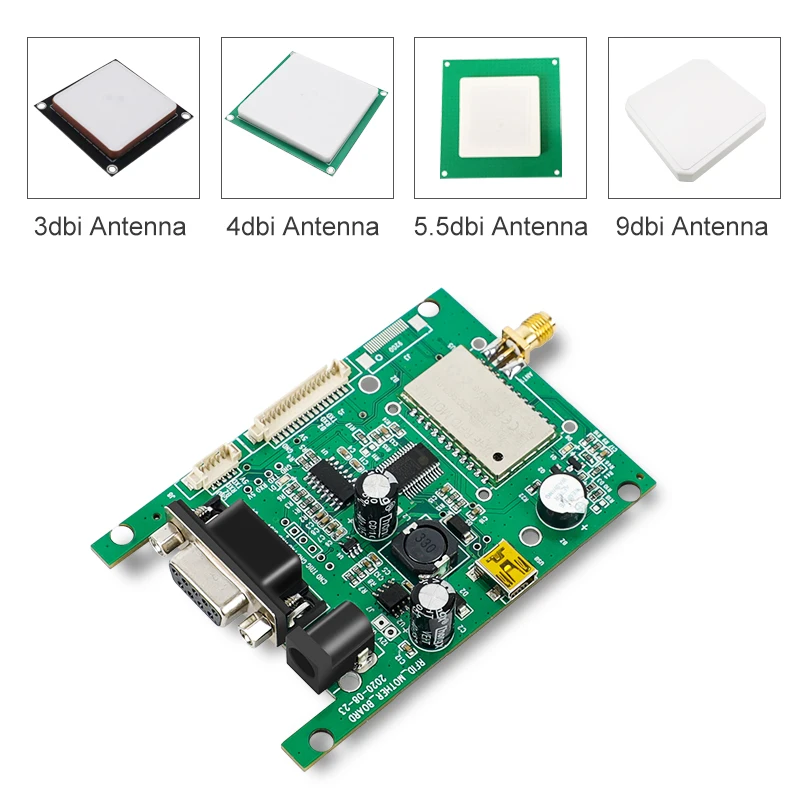 TTL ,USB,RS232 UHF RFID Chip Reader Writer Module con antena libre SDK ...