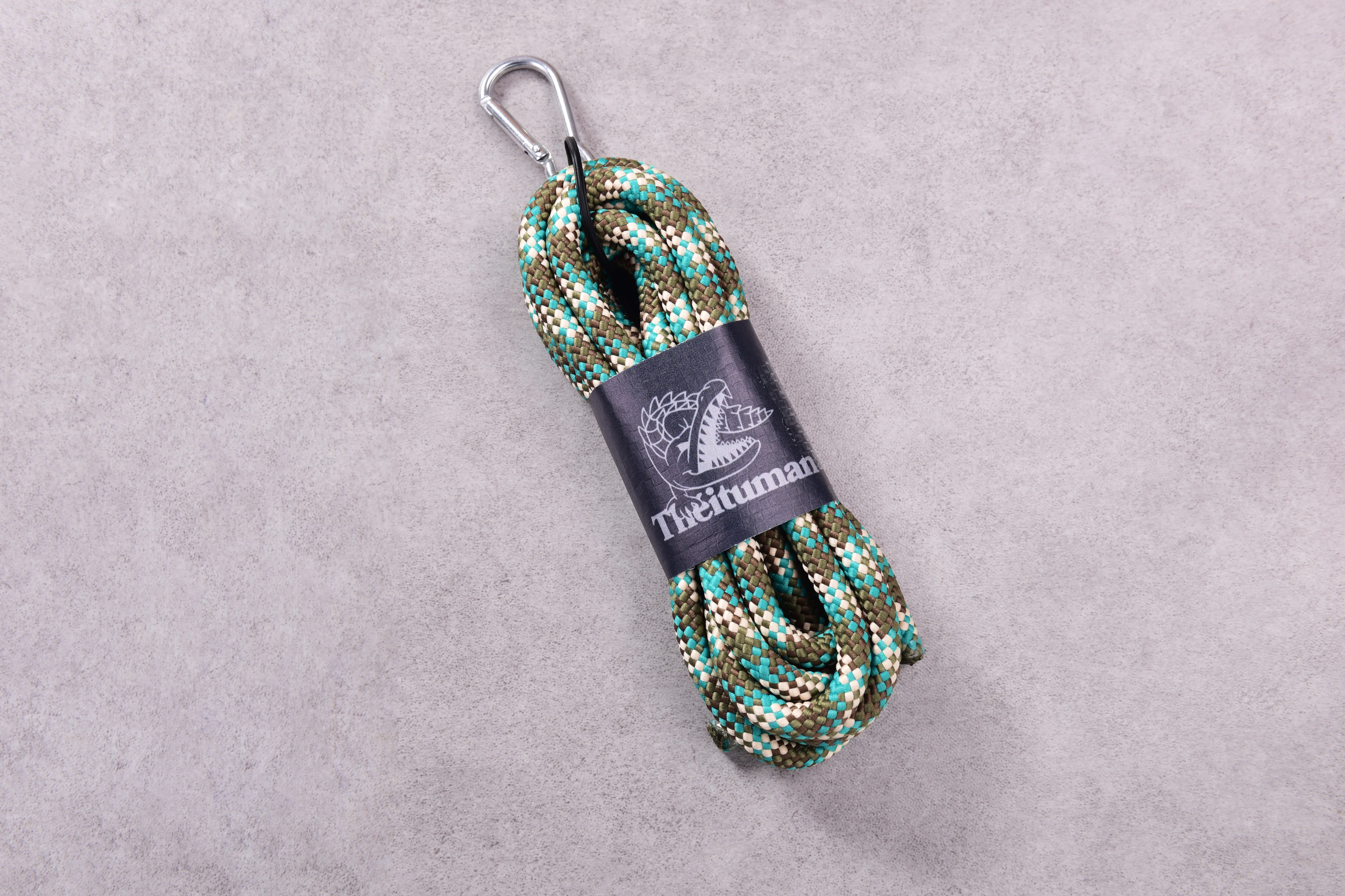 Vibrant Multicolored 8mm Polyester Braided Paracord - 3 Meters, Perfect for Pet Leashes and Safety Ropes