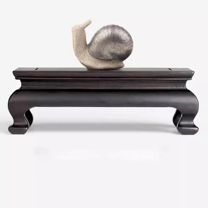 Solid Wood Base for Handicraft Display, Bonsai Bracket, Buddha Statue, Flower Pot, Natural Stone
