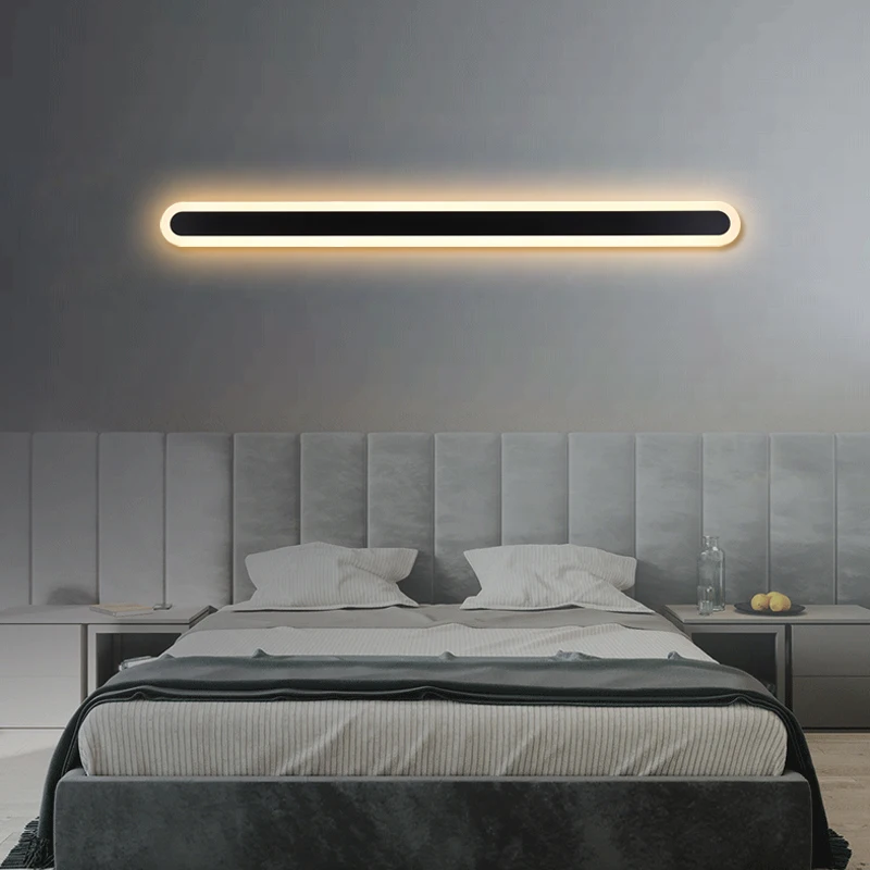 

Waterproof Long Strip Wall Lamps Bedroom Sofa Background Wall Bedside Interior Wall Sconces Modern Simple Room Decor Luminary