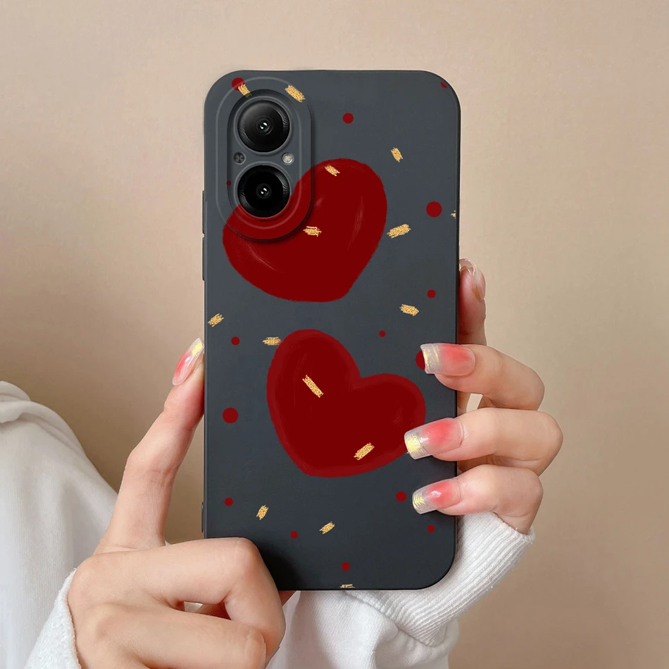 Cool Sweet Soft Liquid Silicone High-Quality Anti-Drop Phone Case - Back Cover Protection