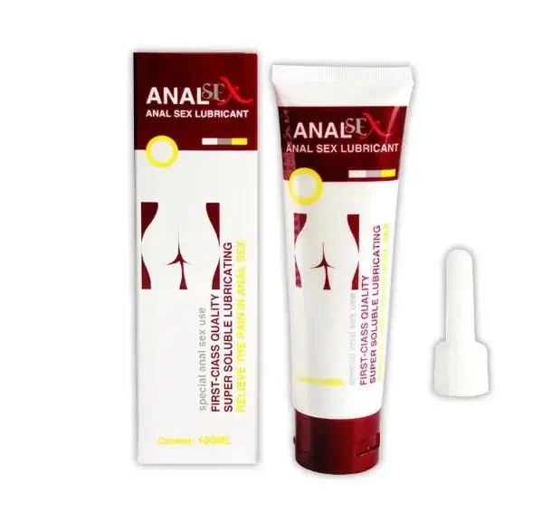 Sexual Lubricant 100ml Silk Anal Analgesic Grease Sex Lubricant Water-Based Pain Relief Anti-pain Gel Anal Cream Sex Oil for Adults Gay Women Men