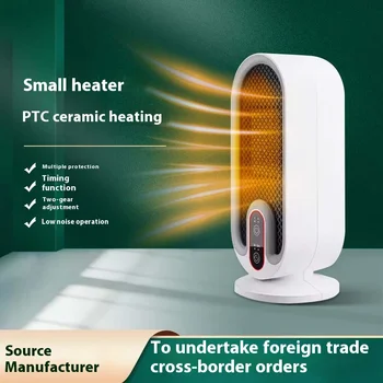 PTC Ceramic Heater 750W Desk HeaterTouch Screen Display Fast Space Heating Two Gears Timeable Electric Heaters Timer Setting 1