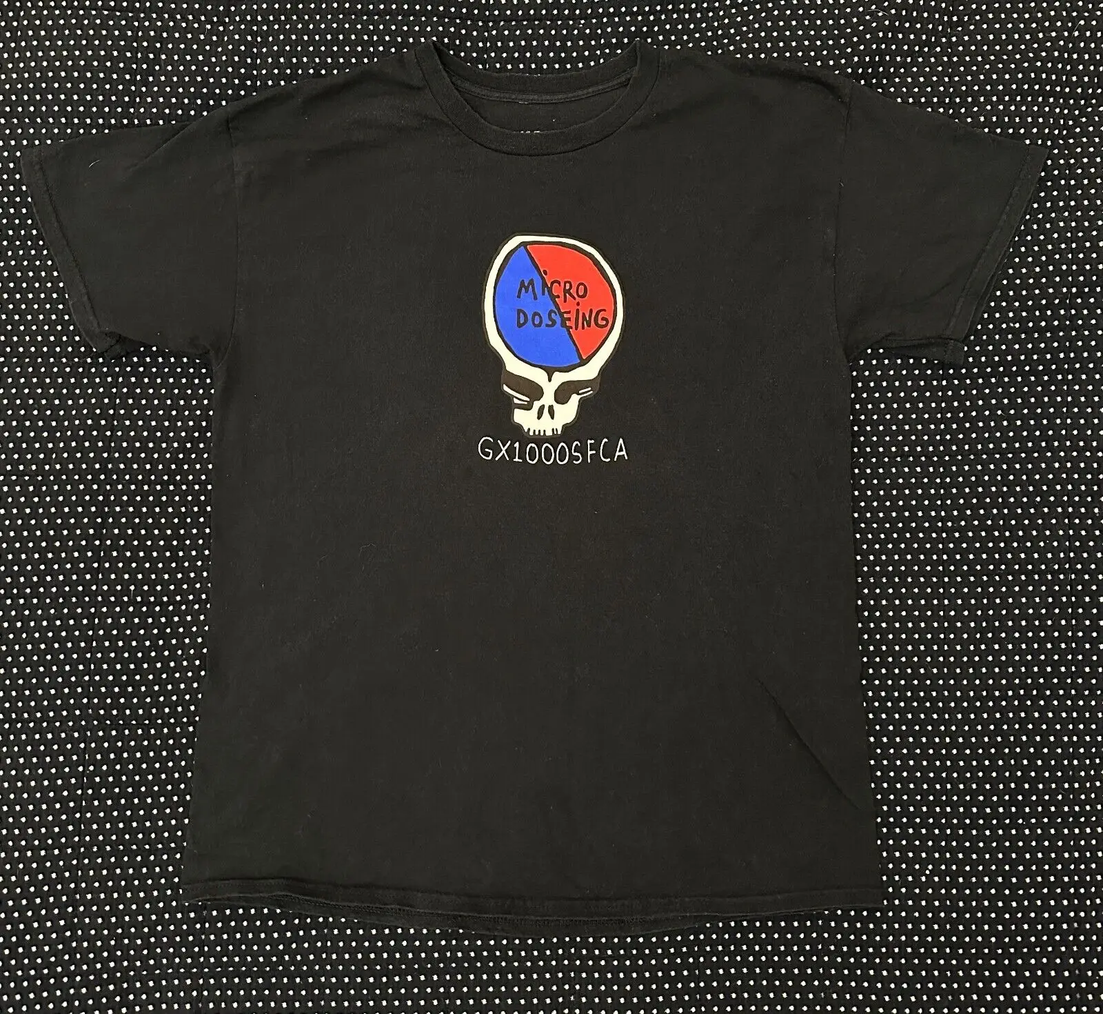 Gx1000 Microdosing Ruba Il Tuo Viso Grateful Dead Tee Nero L Gx1000Sfca