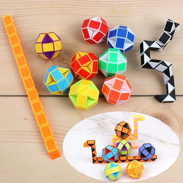 Snake Magic Ruler Cube Mini blocos Magic Plastic Puzzle Speed Cubos sem  adesivo brinquedo para crianças para saco de festa Enchimentos Educational  Esg17664 - China Snake Magic Ruler Cube e Snake Magic