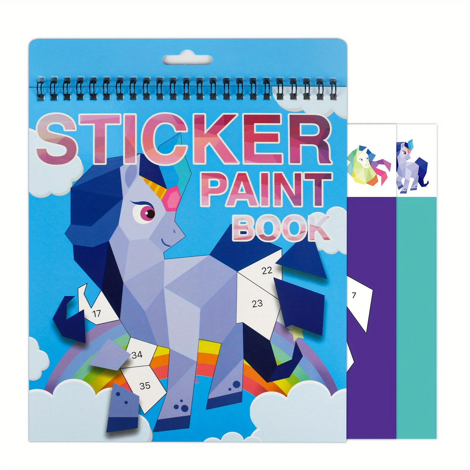 Sticker Book Crafts for Kids Ages 4-8: Engaging Brain Game and Travel Toy Gift