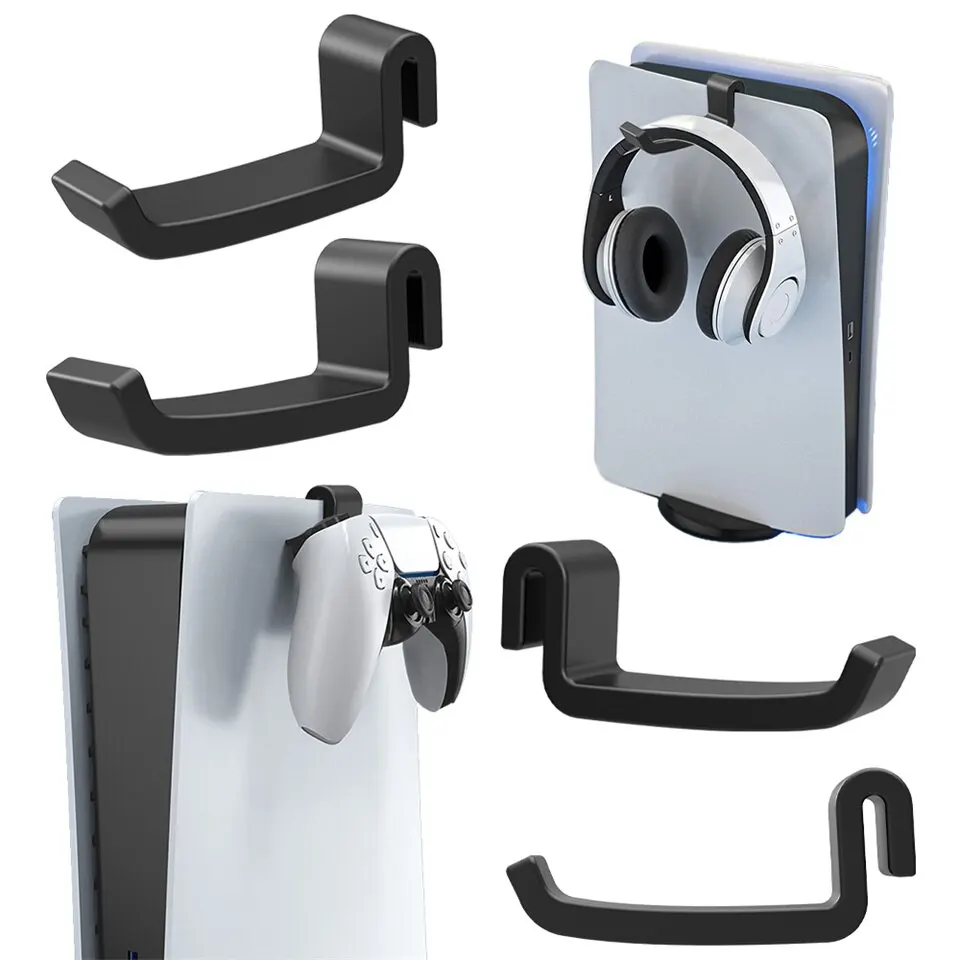 Gaming Headset Wall Mount - Sleek Headphone Hanger & Stand