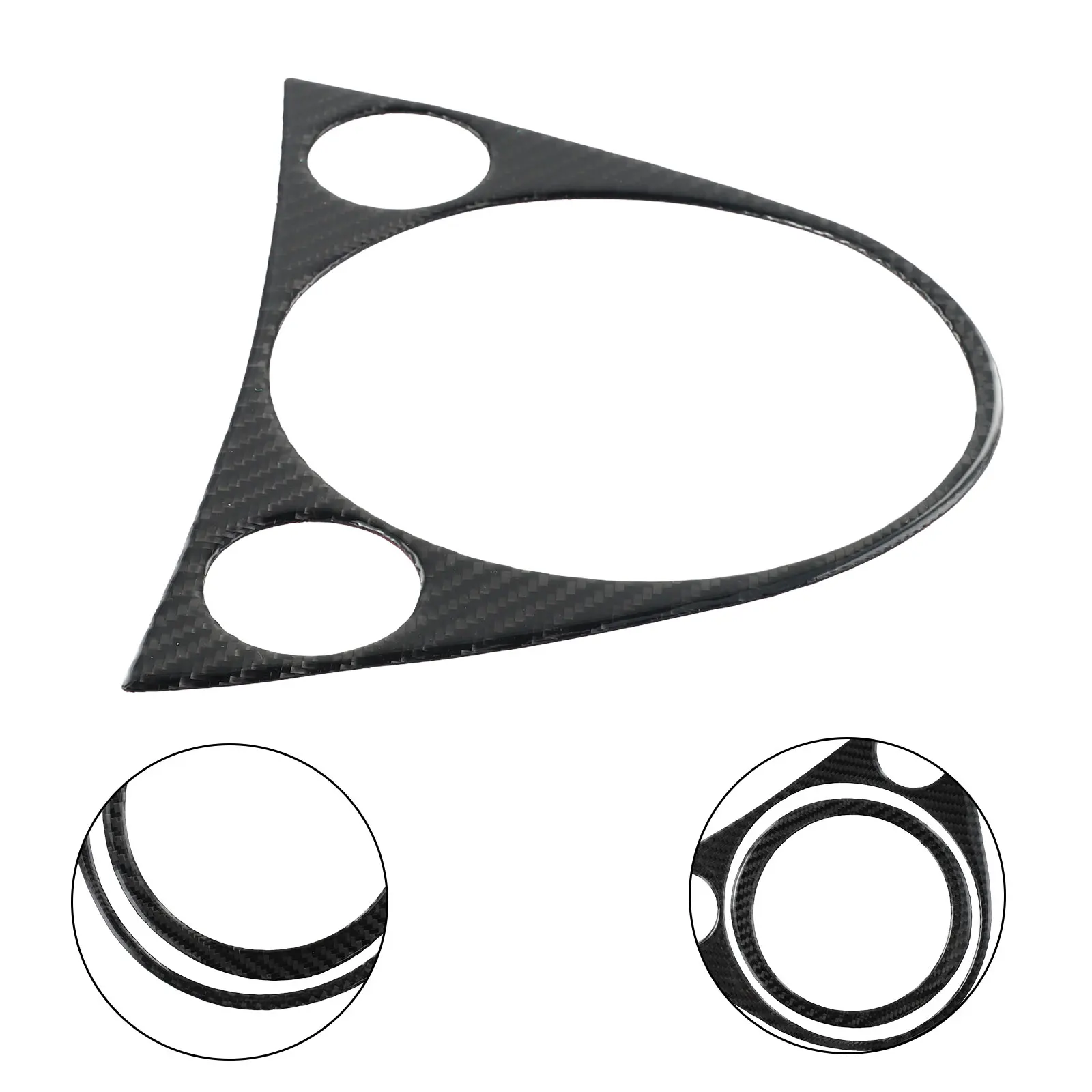 

Add a Touch of Elegance with Black Carbon Fiber Interior Gear Shift Surround Frame Trim for 2012 2015