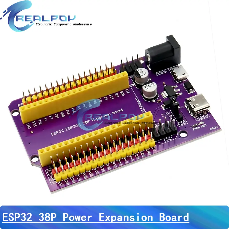 38Pin Expansion Board for ESP32 Development Board Internet of Things Wifi BT Module Dual-core CPU Low Power Consumption ESP-32 image 1