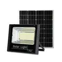 Solar Flood Lights 50w 100w 200w 300w 500w LED Solar Powered Spotlight Outdoor Waterproof Reflector Solar with Remote Control 1