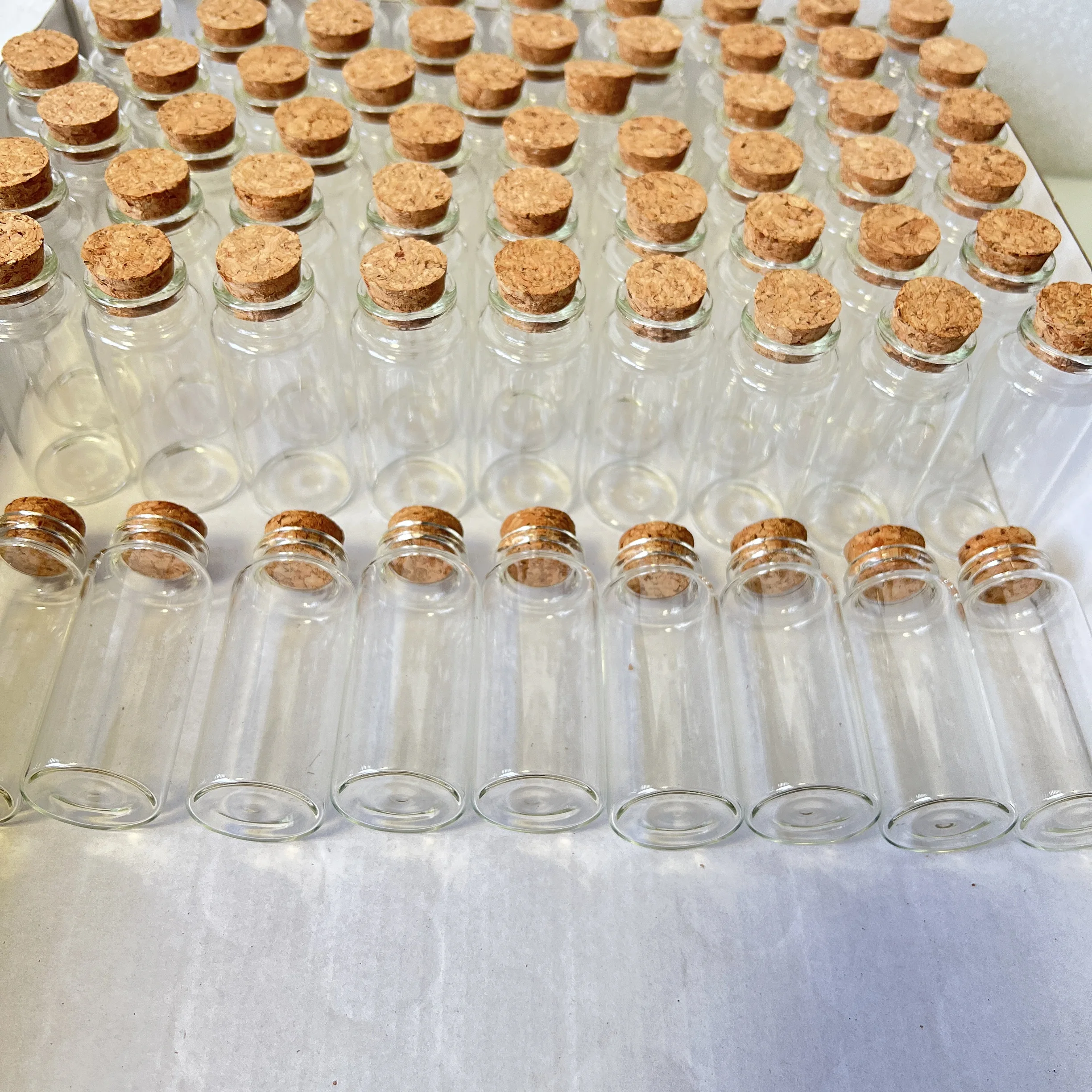 15/36/56 pcs 30x70mm 30ml Glass Jars Cork Tiny Test Tube Bottles Clear Mini Containers DIY Wedding Favors Wishing Bottle 2