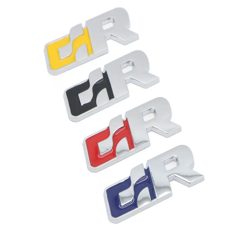 

R car stickers for Volkswagen Bora Golf personalized SR tail stickers front grille refit decal decoration label car accessories