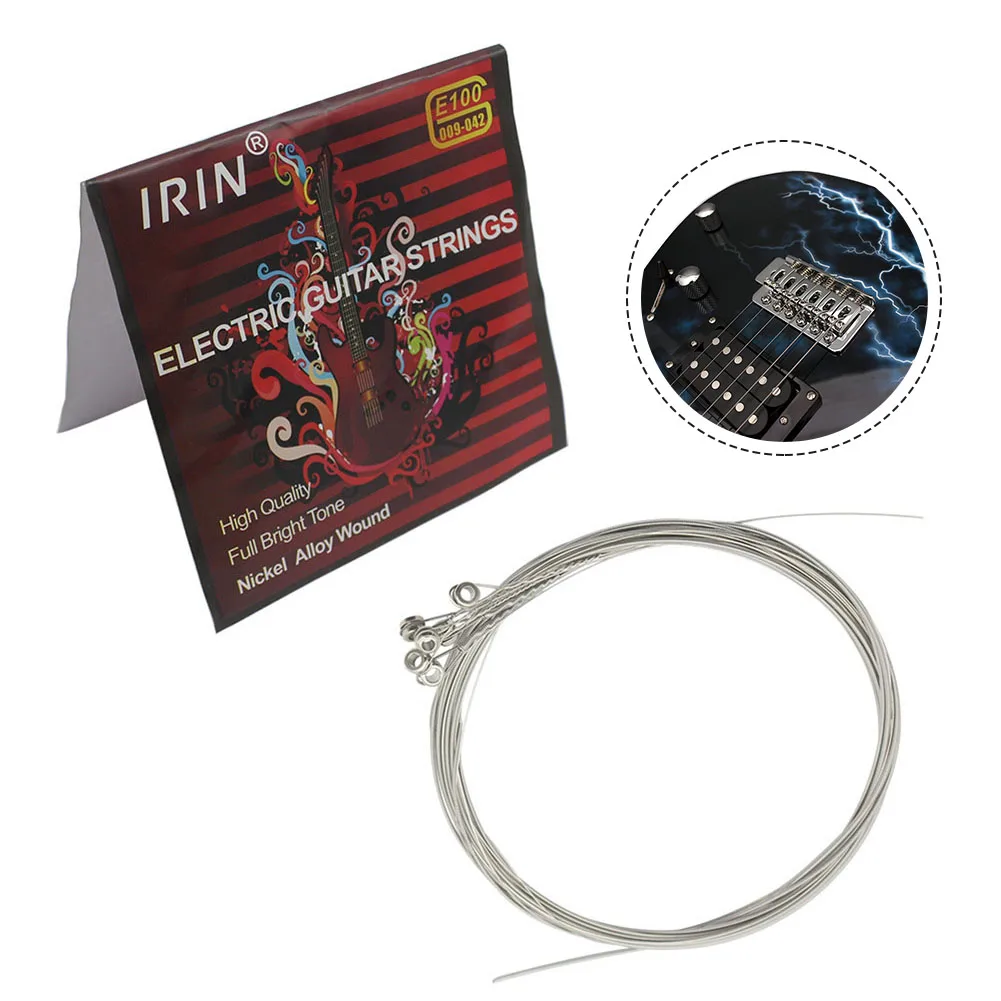 

6 PCS Set Guitar Strings Guitar Strings Electric Guitar Strings IRIN E101 Metal Nickel Wound String Parts Rock