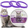 38/70cm Effective Safe Calming Collar for Cats Dog Adjustable Anxiety Reduction Pheromone Pet Collar Lasting Natural Calm Collar 1