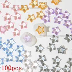 Elegant Bow Flower Nail Art Resin Decorations Set - Assorted Shapes and Charms for DIY Manicure Jewelry Creations (ZCF138)