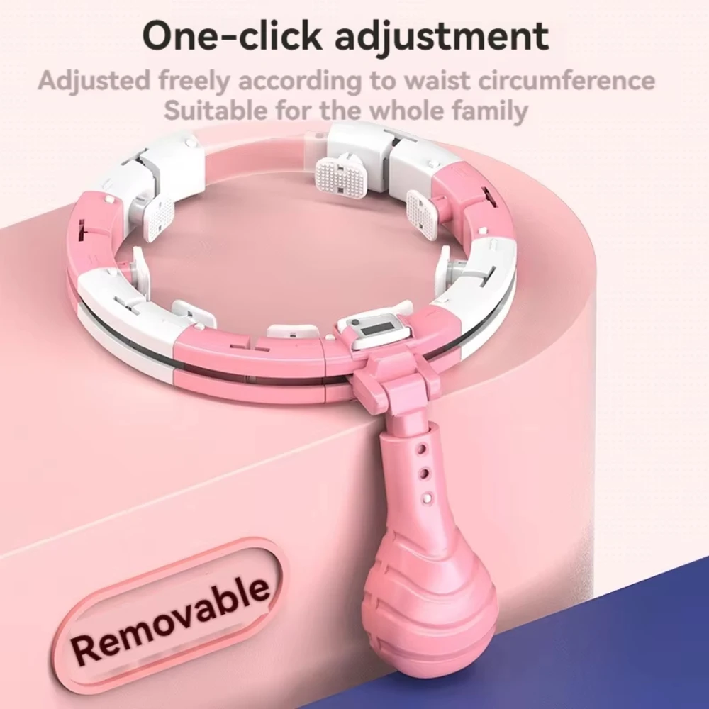 PP plastic adjustable Fitness exercise Hoop Detachable Ring Smart Counting Hula Circle Hoop for Adult Weight Loss